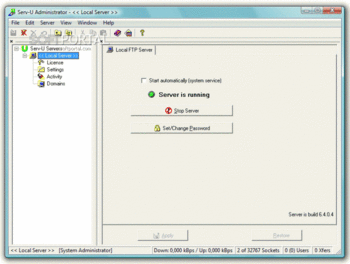 Serv-U скриншот № 1