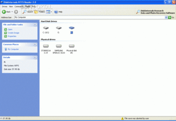 NTFS Reader скриншот № 1