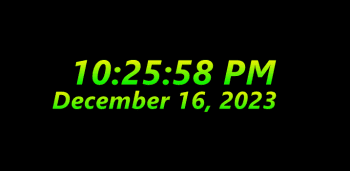 DesktopDigitalClock screenshot # 1