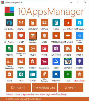 10AppsManager screenshot # 1