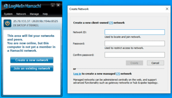 Hamachi screenshot # 1