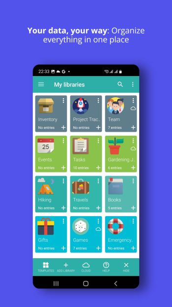 Memento Database screenshot # 1