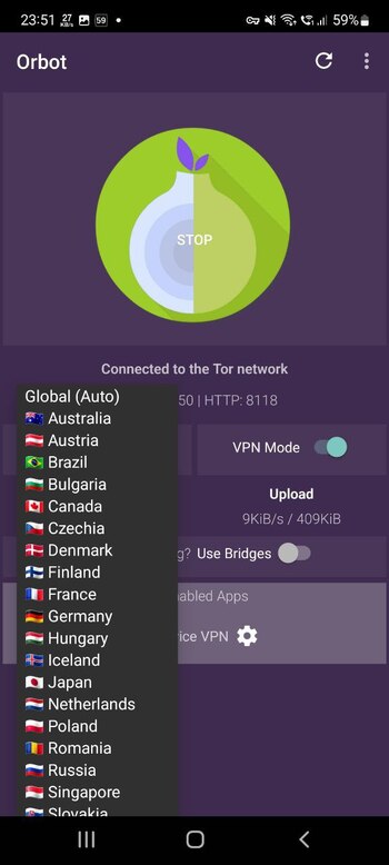 Orbot screenshot # 1