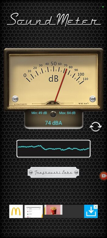 Sound Meter screenshot # 1