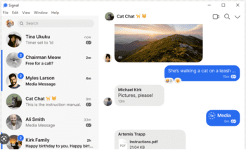Signal Messenger screenshot # 1
