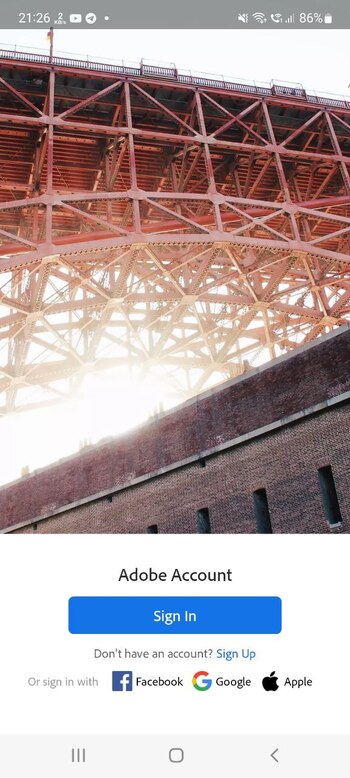 Adobe Lightroom Mobile screenshot # 1