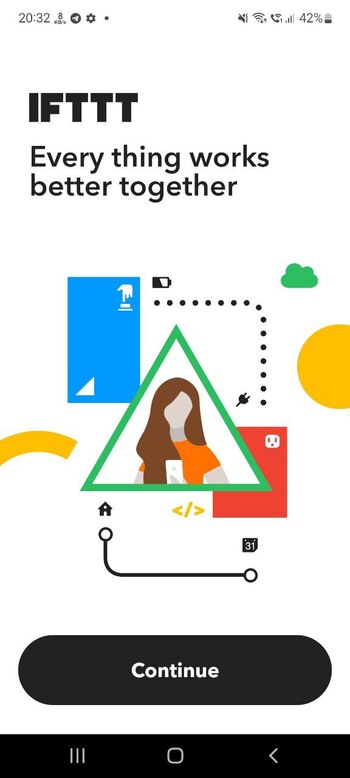 IFTTT screenshot # 1