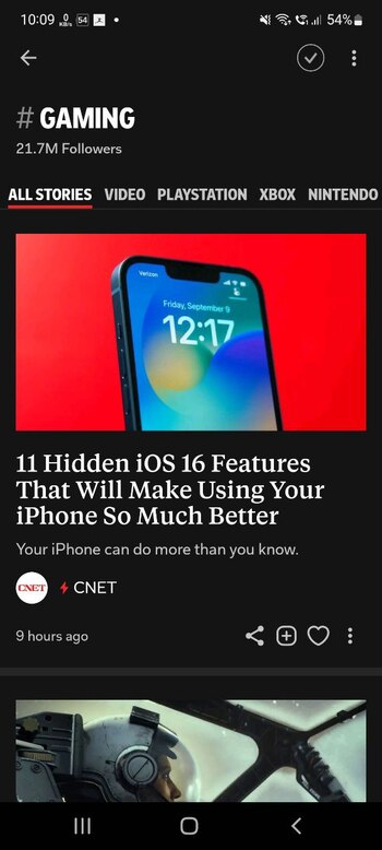 Flipboard screenshot # 1
