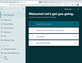Dashlane screenshot # 1