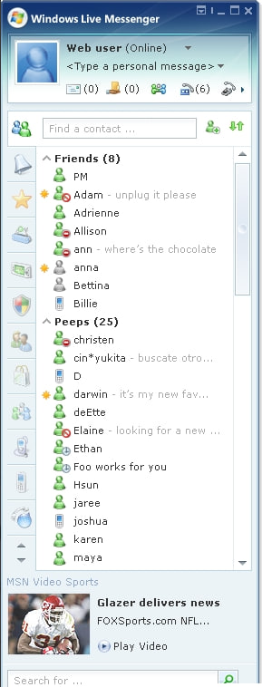 Windows Live Messenger screenshot # 1