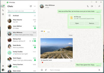 WhatsApp screenshot # 1