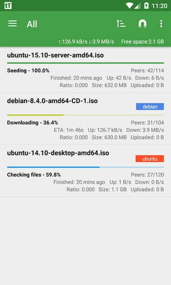 tTorrent Lite screenshot # 1