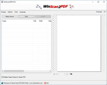 WinScan2PDF 8.61 download the new version