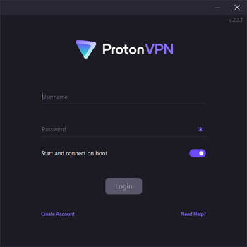 ProtonVPN screenshot # 1