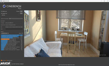 Cinebench screenshot # 1