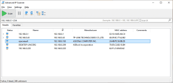 Advanced IP Scanner screenshot # 1