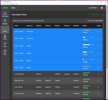 Chia Blockchain screenshot # 1