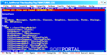 Borland Turbo Pascal screenshot # 1