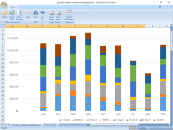Microsoft Excel Viewer screenshot # 1