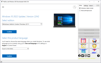 Windows ISO Downloader screenshot # 1