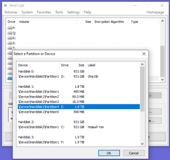 VeraCrypt screenshot # 1