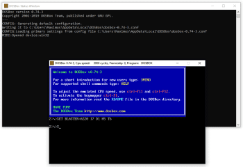 DOSBox screenshot # 1
