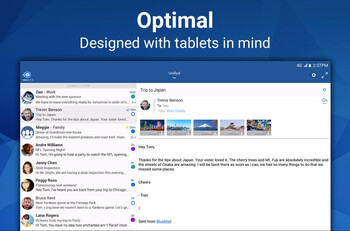Blue Mail screenshot # 1