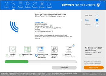 SlimDrivers screenshot # 1