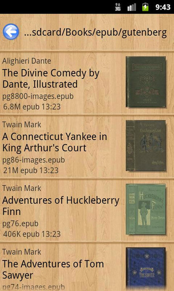 Cool Reader screenshot # 1