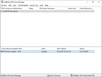 SoftEther VPN screenshot # 1