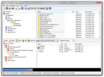 CDBurnerXP screenshot # 1