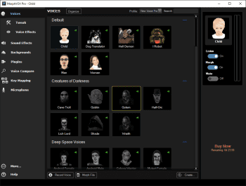 MorphVOX Pro screenshot # 1