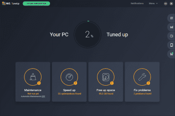 AVG Tuneup screenshot # 1