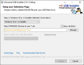 Universal USB Installer screenshot # 1
