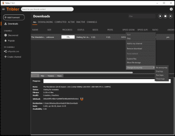 Tribler screenshot # 1