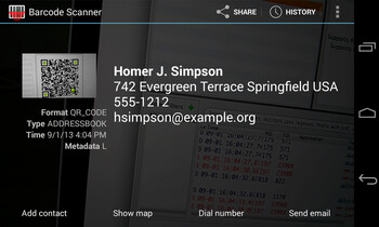 Barcode Scanner screenshot # 1