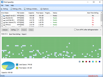 Disk SpeedUp screenshot # 1