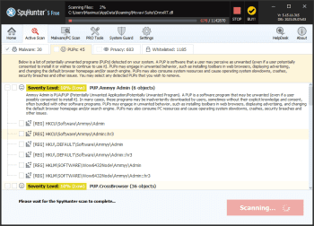 SpyHunter screenshot # 1