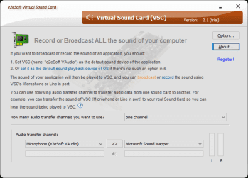 Virtual Sound Card screenshot # 1