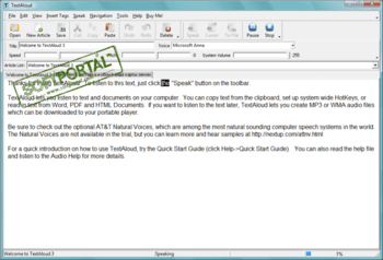 TextAloud скриншот № 1