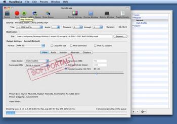 HandBrake скриншот № 1
