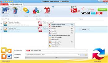 FoxPDF Word to PDF Converter скриншот № 1