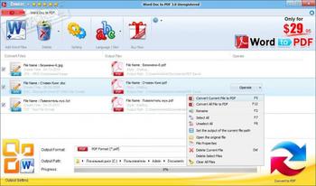 Word Doc to PDF скриншот № 1