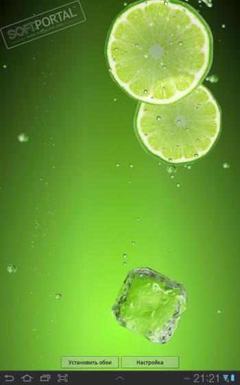 Juice live wallpaper скриншот № 1