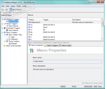 FreeMacroPlayer скриншот № 1