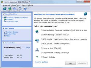 Internet Accelerator скриншот № 1