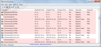 RecentFilesView скриншот № 1