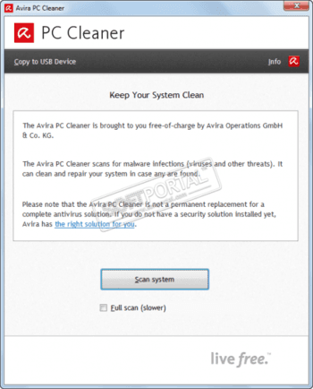 Avira PC Cleaner скриншот № 1