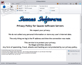 X-Proxy скриншот № 1