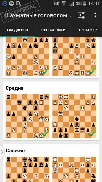 Шахматные головоломки скриншот № 1